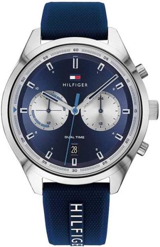 Tommy Hilfiger Bennett Herreklokke 1791781 Blå/Gummi Ø44 mm