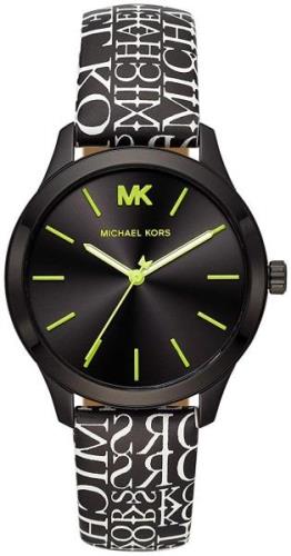 Michael Kors 99999 Dameklokke MK2847 Sort/Lær Ø38 mm