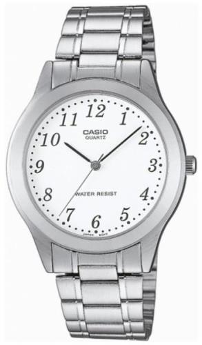 Casio Collection Dameklokke MTP-1128PA-7BEF Hvit/Stål Ø43 mm