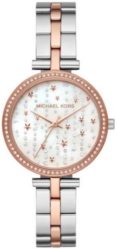 Michael Kors 99999 Dameklokke MK4452 Hvit/Rose-gulltonet stål Ø34 mm