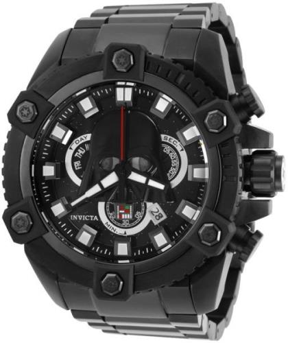 Invicta Star Wars Herreklokke 28063 Sort/Stål Ø56 mm