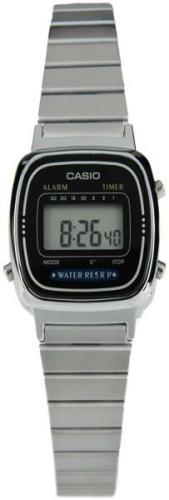 Casio Retro Dameklokke LA670WA-1D LCD/Stål