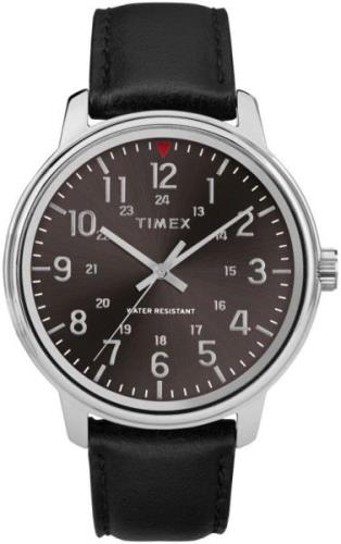 Timex 99999 Herreklokke TW2R85500 Grå/Lær Ø43 mm