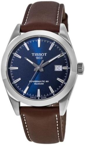 Tissot T-Classic Herreklokke T127.407.16.041.00 Blå/Lær Ø40 mm