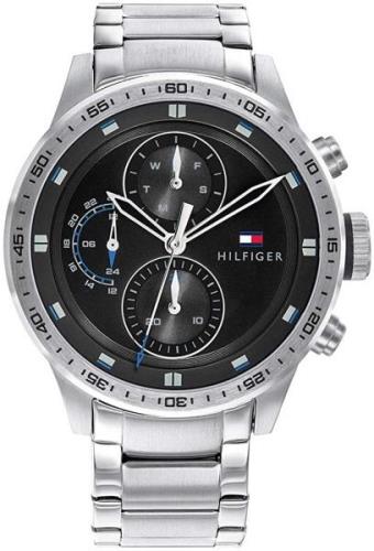 Tommy Hilfiger Herreklokke 1791805 Sort/Stål Ø46 mm