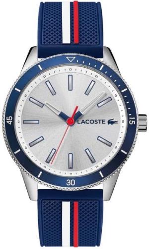 Lacoste Herreklokke 2011006 Sølvfarget/Gummi Ø42 mm