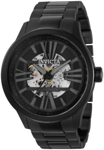 Invicta Herreklokke 32743 Sort/Stål Ø48 mm