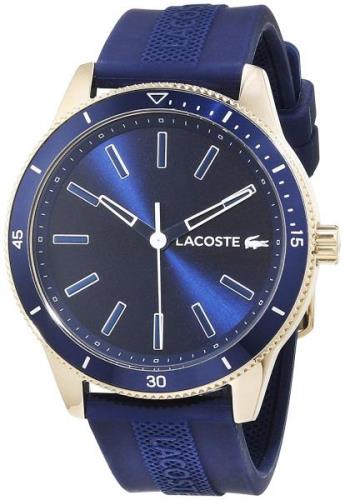 Lacoste Herreklokke 2011008 Blå/Gummi Ø42 mm