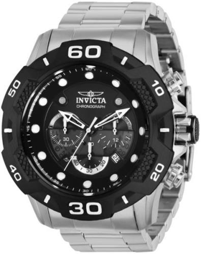 Invicta Herreklokke 36686 Speedway Sort/Stål Ø50.5 mm