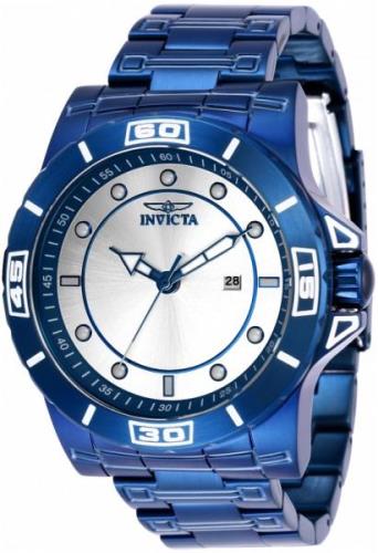 Invicta Herreklokke 35431 Pro Diver Sølvfarget/Stål Ø48 mm