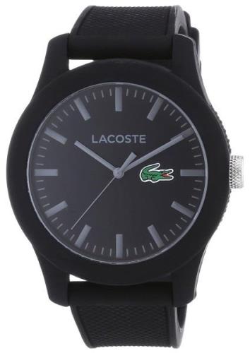 Lacoste 12.12 2010766 Sort/Gummi Ø42 mm