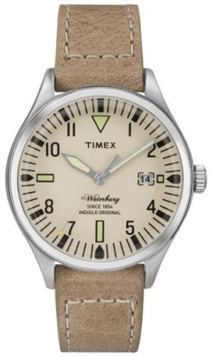 Timex Herreklokke TW2P84500 Beige/Lær Ø37 mm