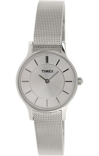 Timex Dameklokke T2P167 Premium Collction Sølvfarget/Stål Ø26 mm