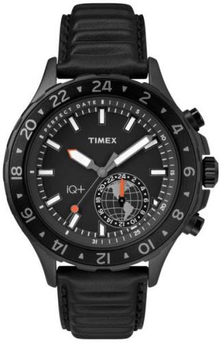 Timex Herreklokke TW2R39900 Sort/Lær Ø43 mm