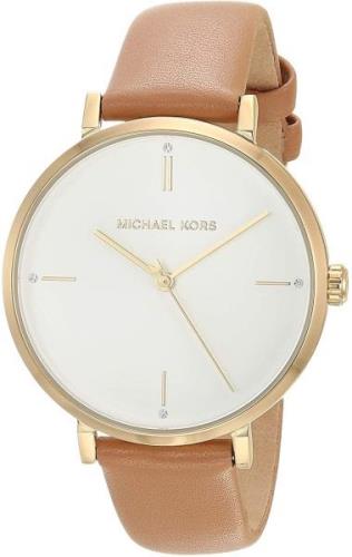 Michael Kors Dameklokke MK7099 Hvit/Lær Ø38 mm