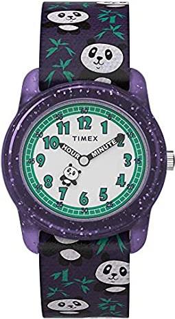 Timex Dameklokke TW7C77000 Hvit/Tekstil Ø28 mm