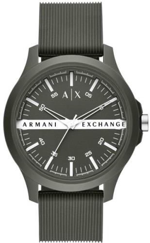 Armani Exchange Herreklokke AX2423 Hampton Grønn/Gummi Ø46 mm
