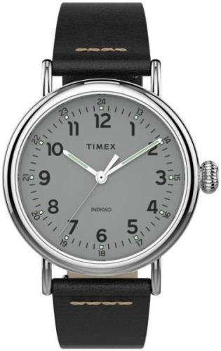 Timex Herreklokke TW2T69200 Standard Grå/Lær Ø40 mm