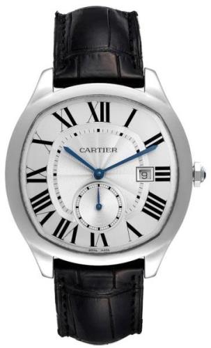 Cartier Herreklokke WSNM0004 Drive De Sølvfarget/Lær