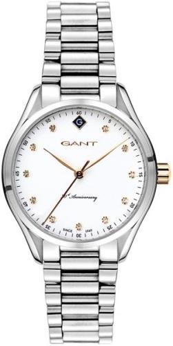 Gant Dameklokke G129007 Hvit/Stål Ø34 mm