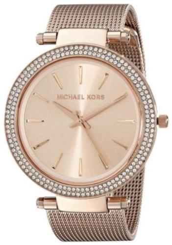 Michael Kors Dameklokke MK3369 Darci Rosegullfarget/Rose-gulltonet