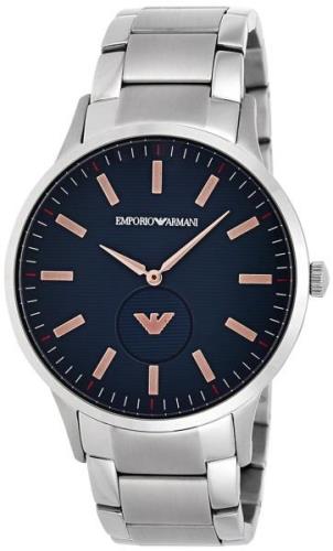 Emporio Armani Herreklokke AR11137 Renato Blå/Stål Ø53 mm