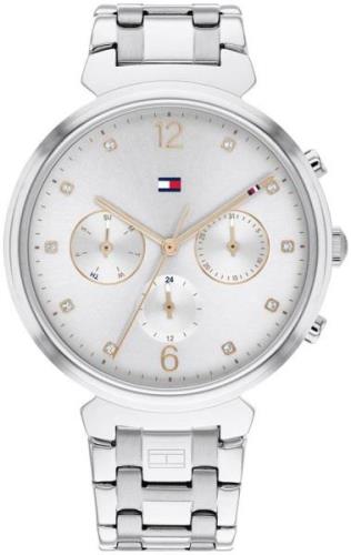 Tommy Hilfiger Dameklokke 1782346 Multifunction Sølvfarget/Stål