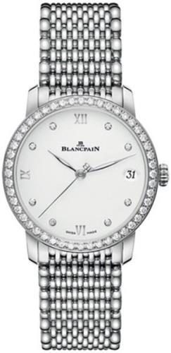 Blancpain Dameklokke 6127-4628-MMB Villeret Hvit/Stål Ø33.2 mm