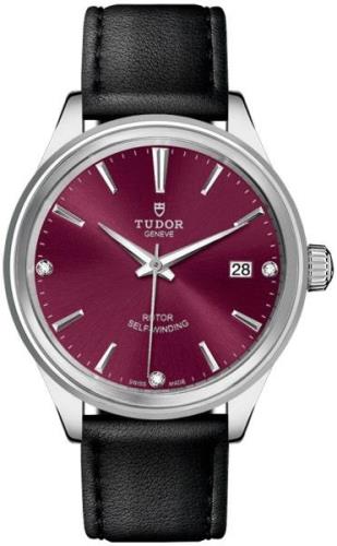 Tudor 12500-0016 Style Rød/Lær Ø38 mm