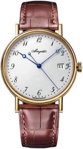 Breguet Herreklokke 5177BA-29-9V6 Classique Hvit/Lær Ø38 mm