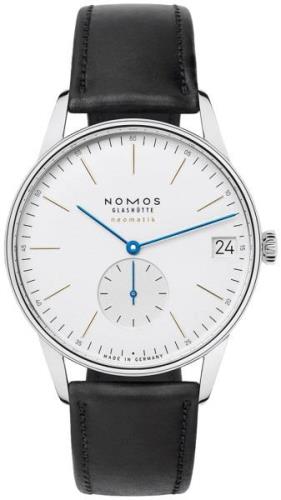 Nomos Glashütte Herreklokke N-360 Orion Hvit/Lær Ø41 mm