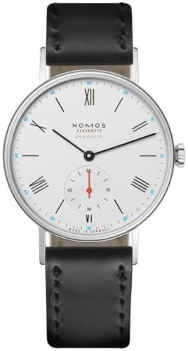 Nomos Glashütte N-282 Ludwig Hvit/Lær Ø36 mm