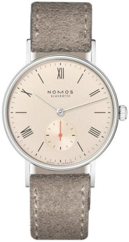 Nomos Glashütte Dameklokke N-248 Ludwig Antikkhvit/Lær Ø32.8 mm