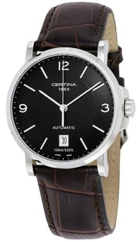 Certina Herreklokke C017.407.16.057.00 DS Caimano Gent Sort/Lær Ø38