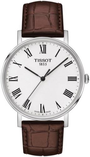 Tissot T109.410.16.033.00 Everytime Hvit/Lær Ø38 mm