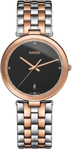 Rado Herreklokke R48869173 Florence Sort/Rose-gulltonet stål Ø38 mm