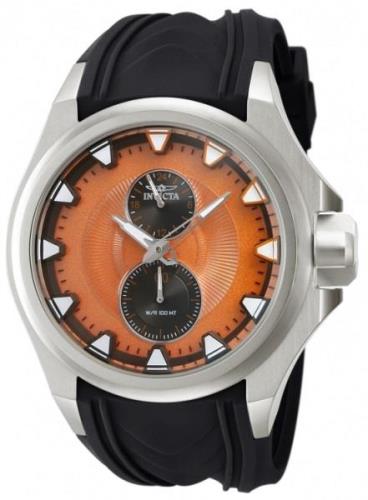 Invicta Herreklokke 12341 S1 Rally Orange/Gummi Ø51 mm