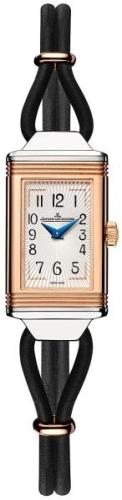 Jaeger LeCoultre Dameklokke 3264520 Reverso Sølvfarget/Lær