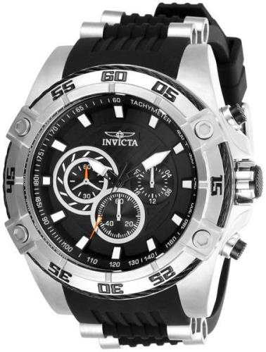 Invicta Herreklokke 28227 Speedway Sort/Stål Ø52 mm