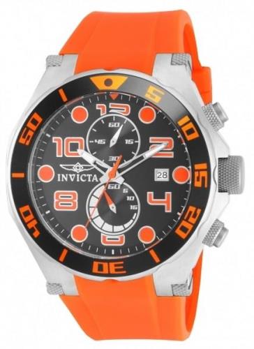 Invicta Herreklokke 15395 Pro Diver Sort/Gummi Ø48 mm