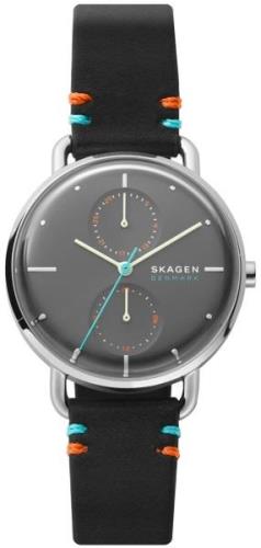 Skagen Dameklokke SKW2930 Horizont Grå/Lær Ø36 mm