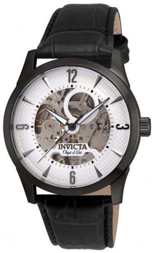 Invicta Herreklokke 22638 Hvit/Lær Ø42 mm