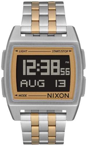 Nixon Herreklokke A11071431-00 Base LCD/Gulltonet stål