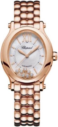 Chopard Dameklokke 275362-5004 Happy Sport Sølvfarget/18 karat rosé