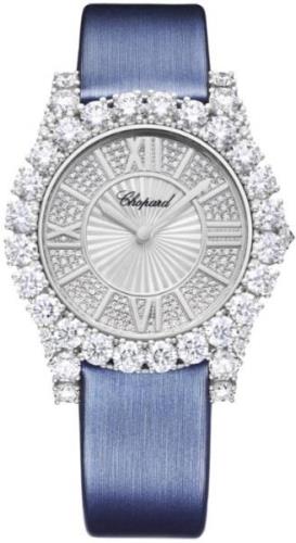 Chopard Dameklokke 139419-1401 Diamond Hour Hvit/Sateng Ø35.75 mm