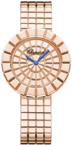 Chopard Dameklokke 114015-5001 Ice Cube Rosegullfarget/18 karat rosé