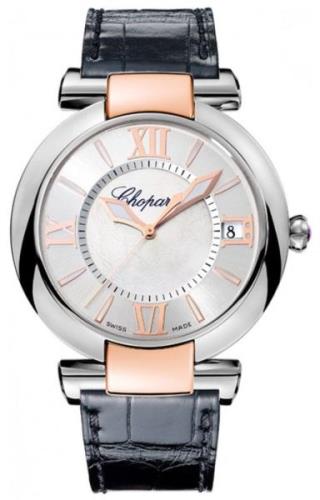 Chopard Dameklokke 388531-6005 Imperiale Sølvfarget/Lær Ø40 mm