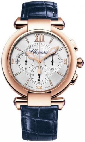 Chopard Dameklokke 384211-5001 Imperiale Sølvfarget/Lær Ø40 mm