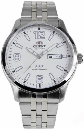 Orient 3 Star Herreklokke SAB0B006WB Hvit/Stål Ø43 mm