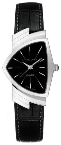 Hamilton Herreklokke H24451731 American Classic Ventura Sort/Lær